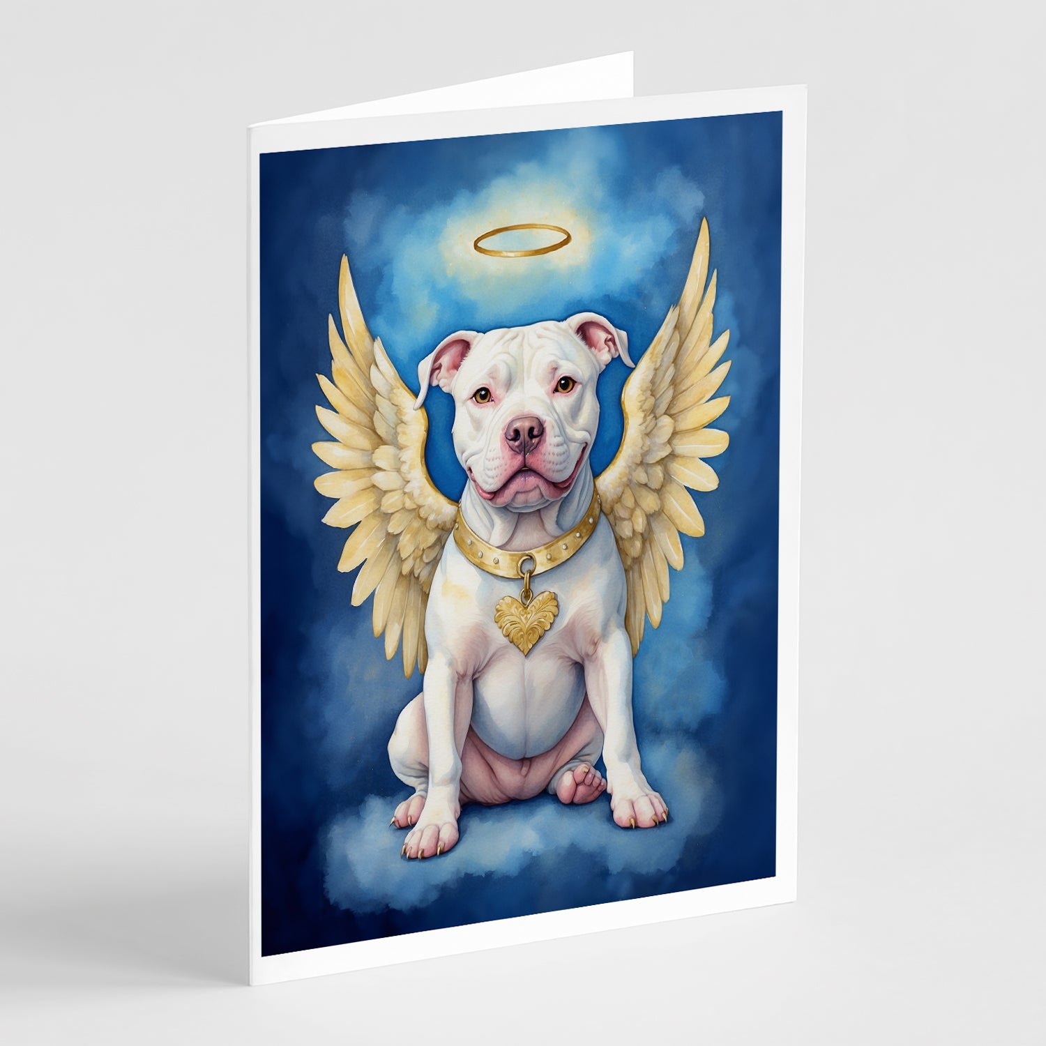 Buy this Pit Bull Terrier My Angel Greeting Cards Pack of 8