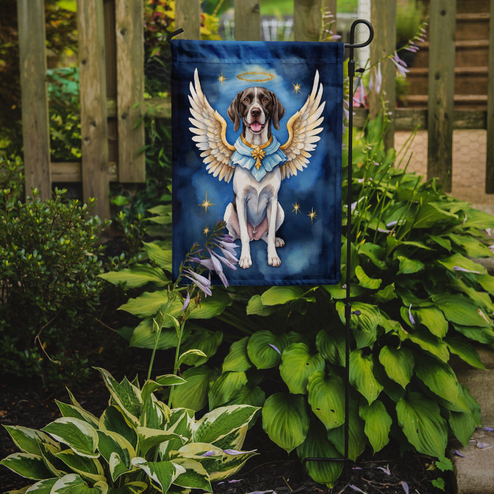 Pointer My Angel Garden Flag