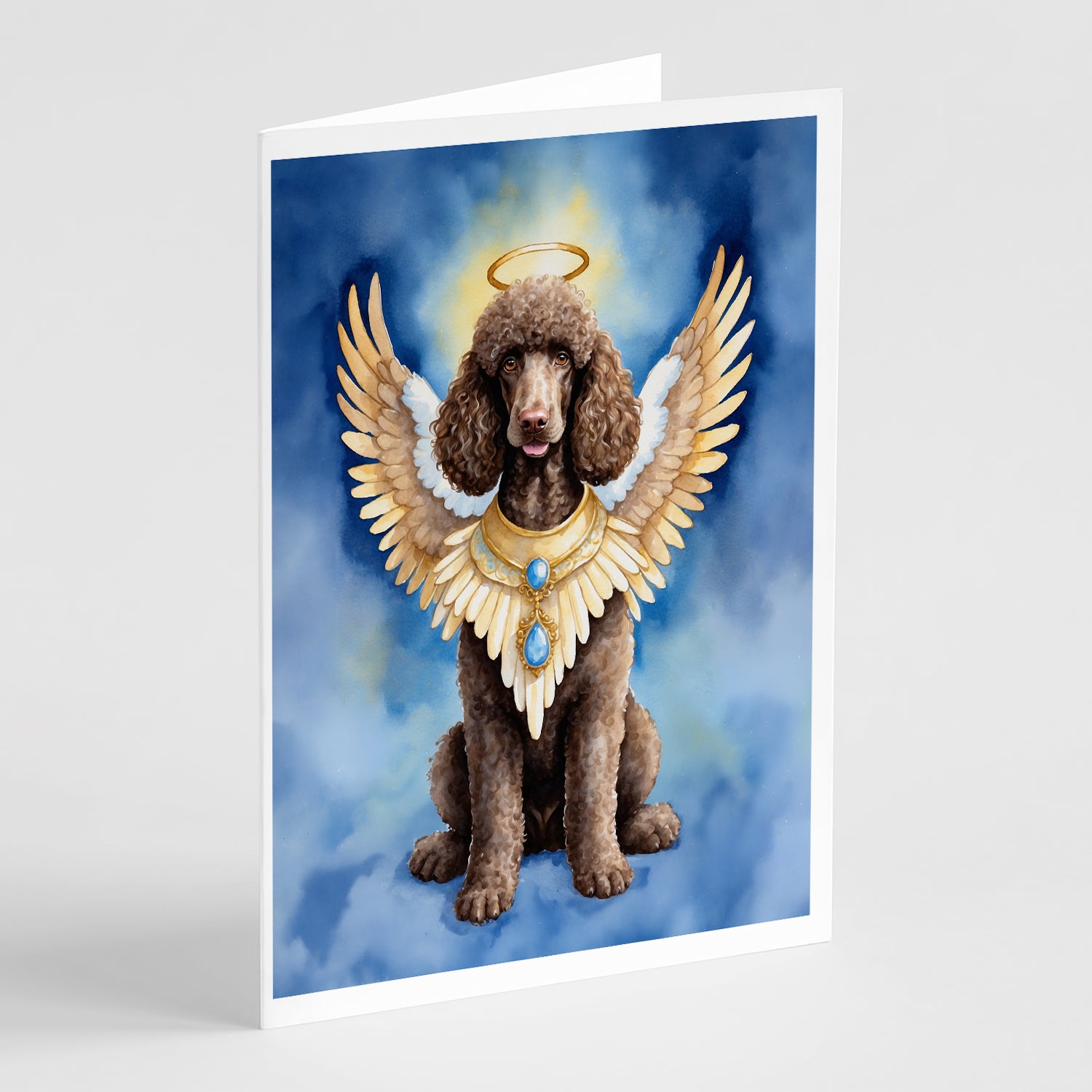 Buy this Chocolate Poodle My Angel Greeting Cards Pack of 8