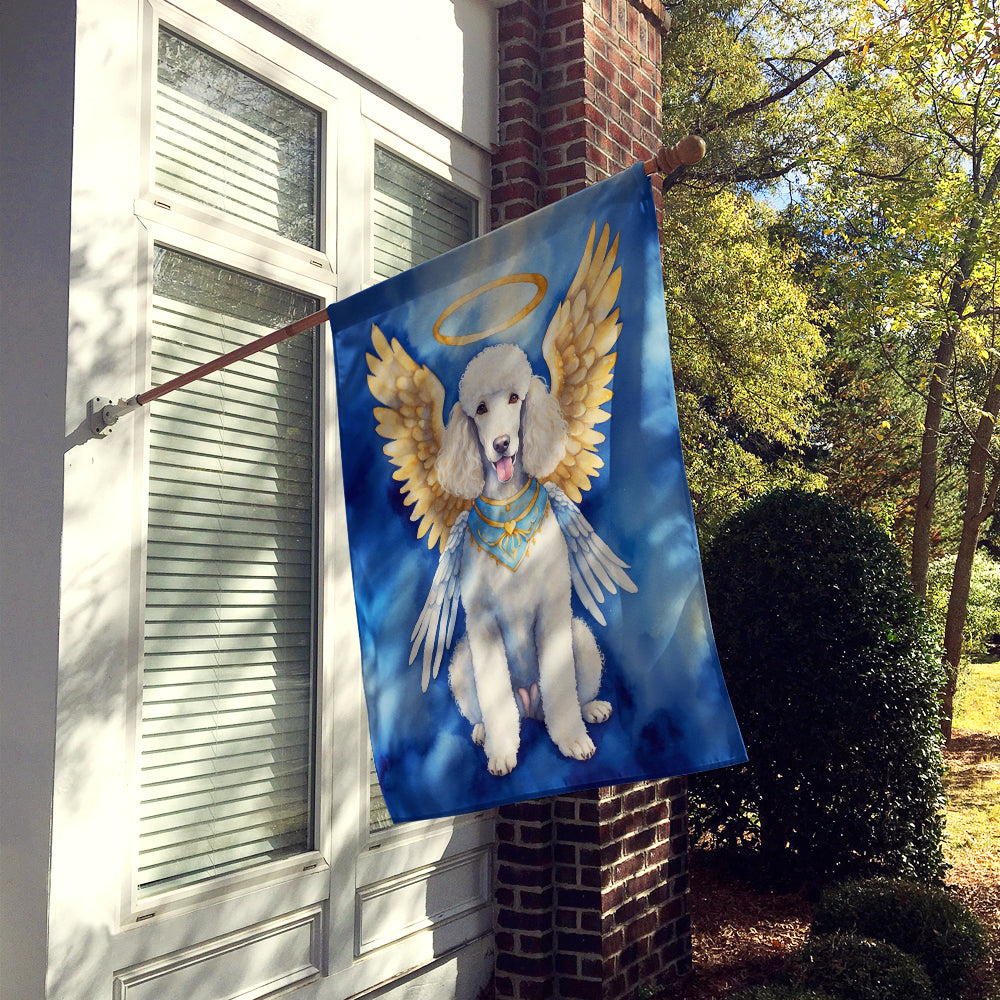 Buy this White Poodle My Angel House Flag