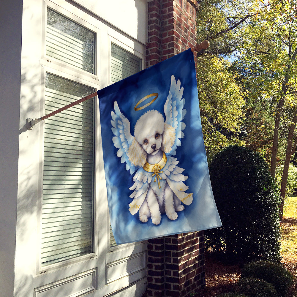 Buy this White Poodle My Angel House Flag