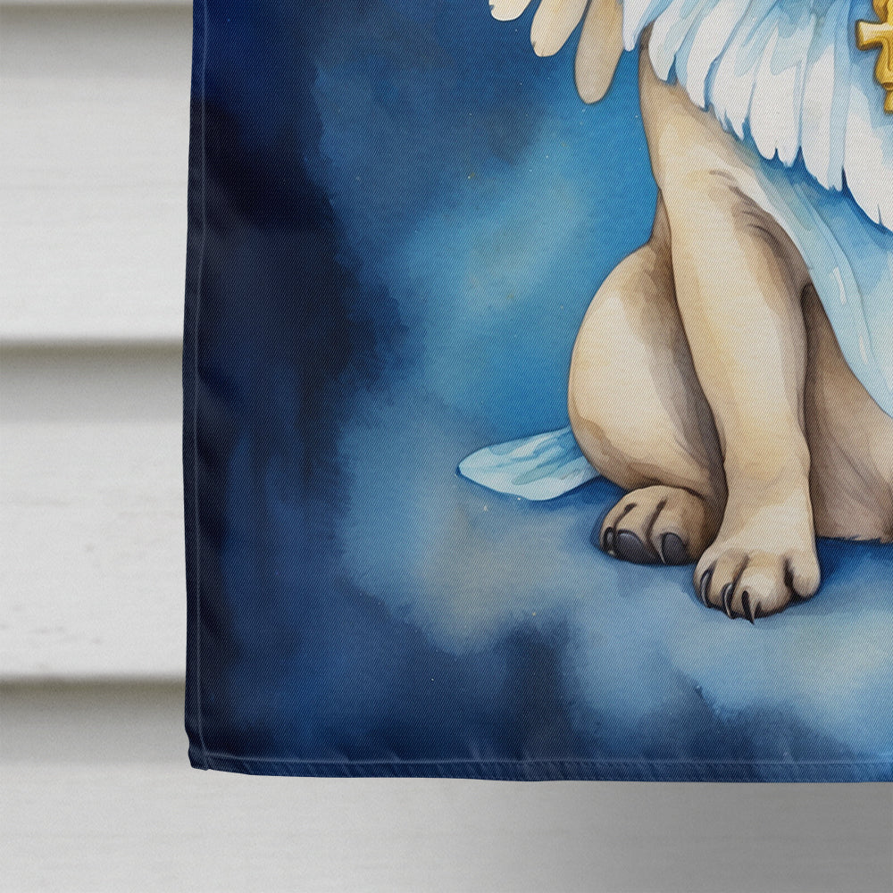 Pug My Angel House Flag