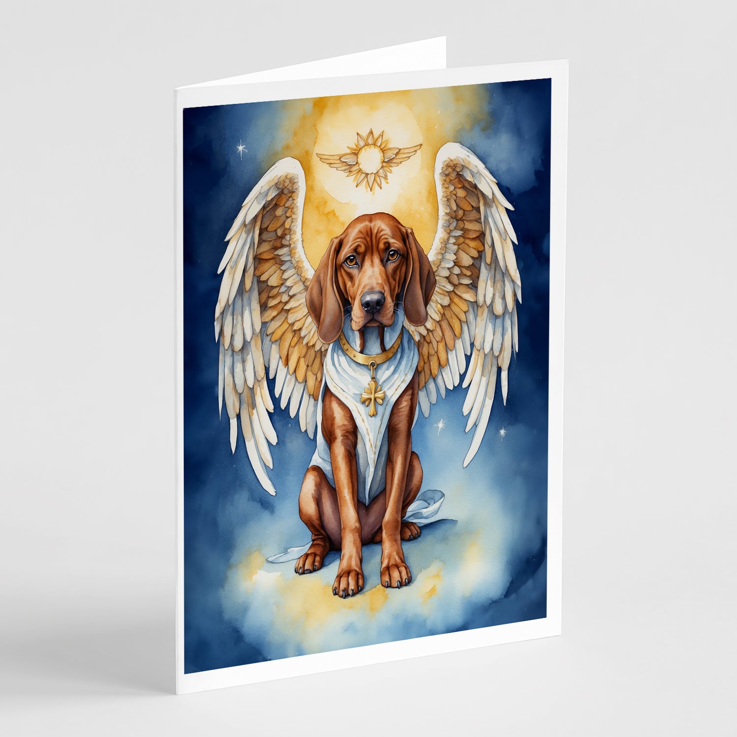 Buy this Redbone Coonhound My Angel Greeting Cards Pack of 8