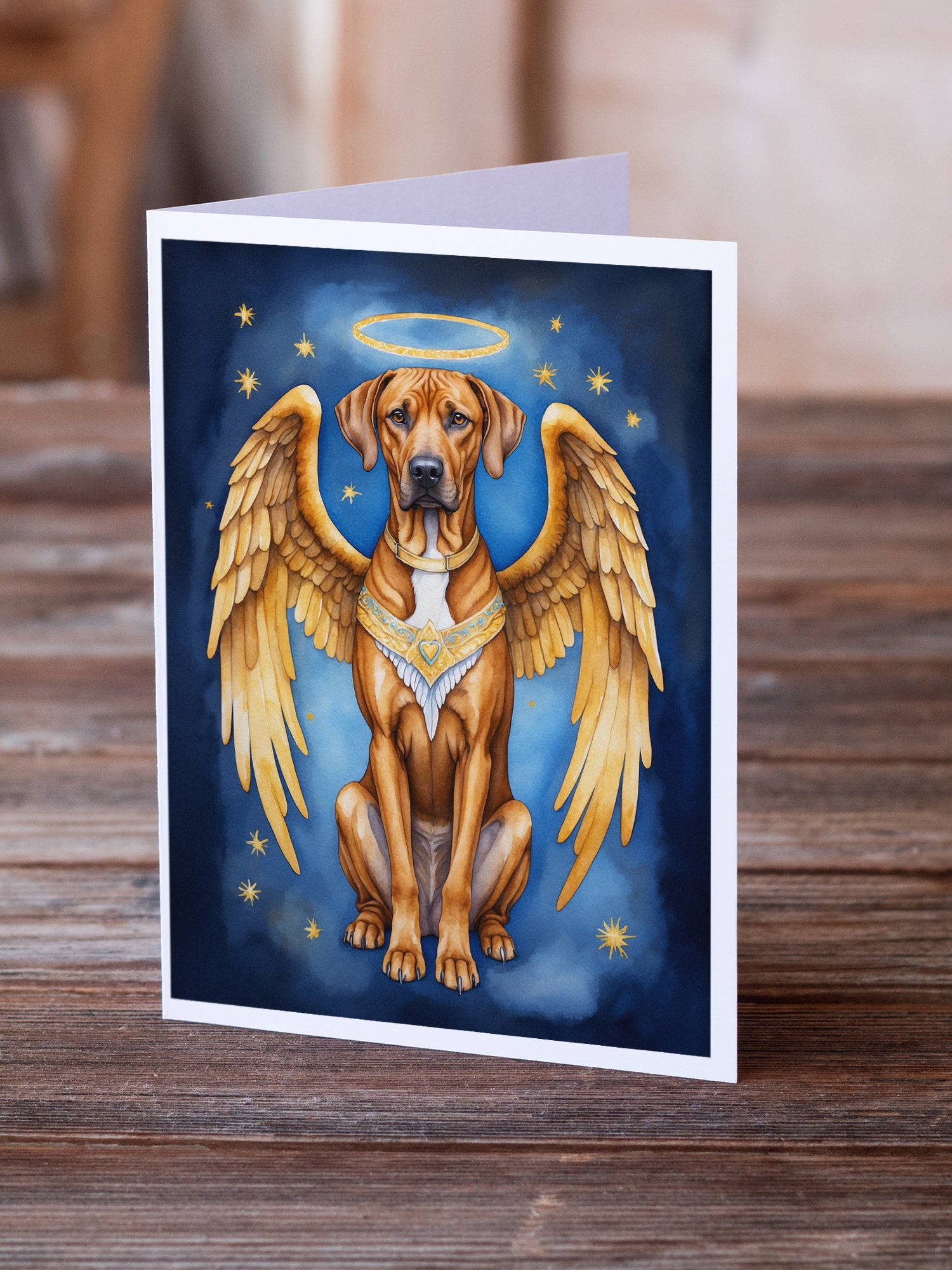 Buy this Rhodesian Ridgeback My Angel Greeting Cards Pack of 8