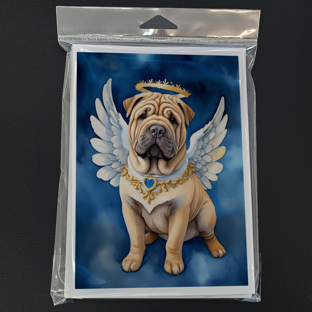 Shar Pei My Angel Greeting Cards Pack of 8