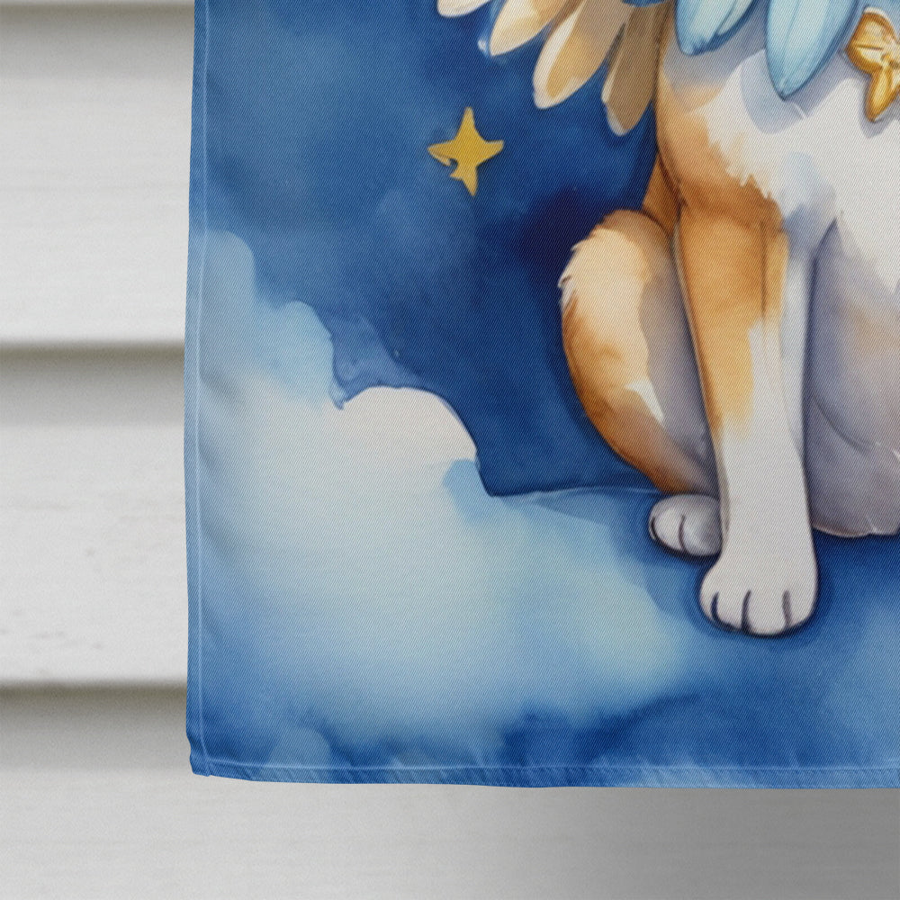 Shiba Inu My Angel House Flag