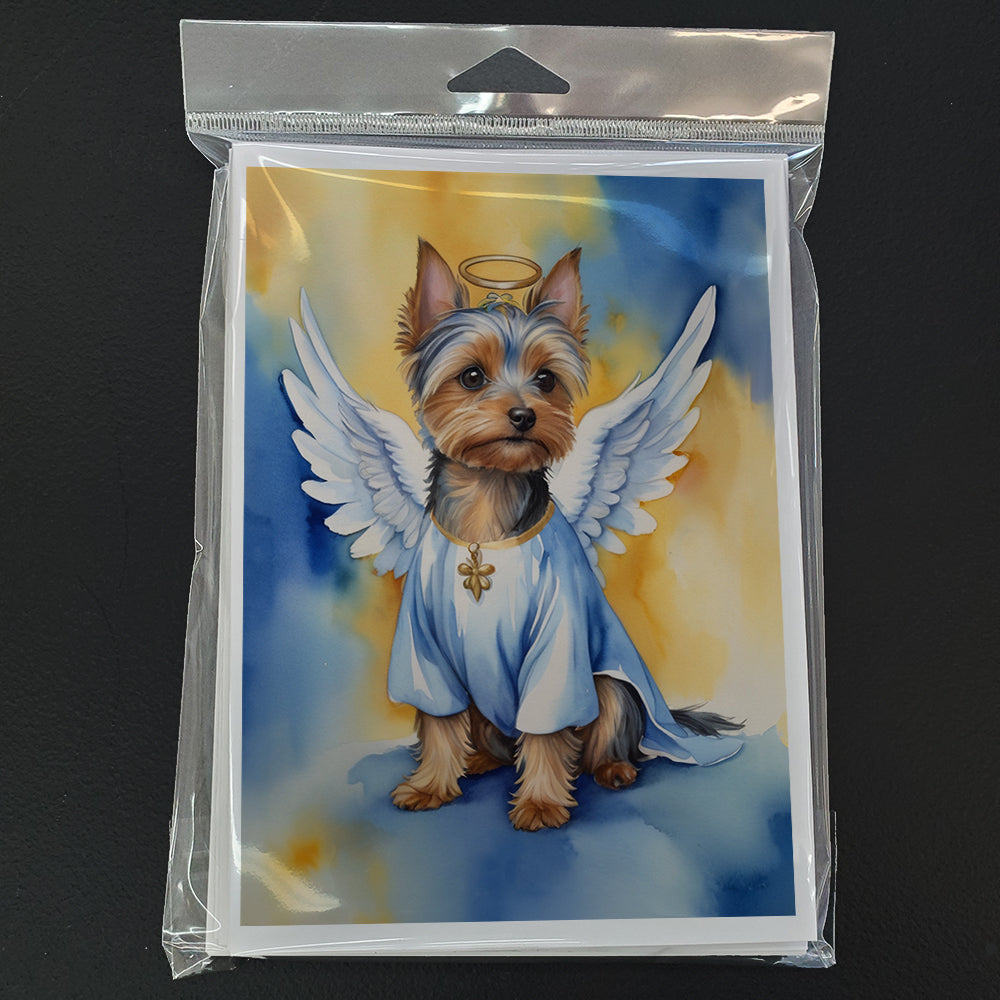 Silky Terrier My Angel Greeting Cards Pack of 8