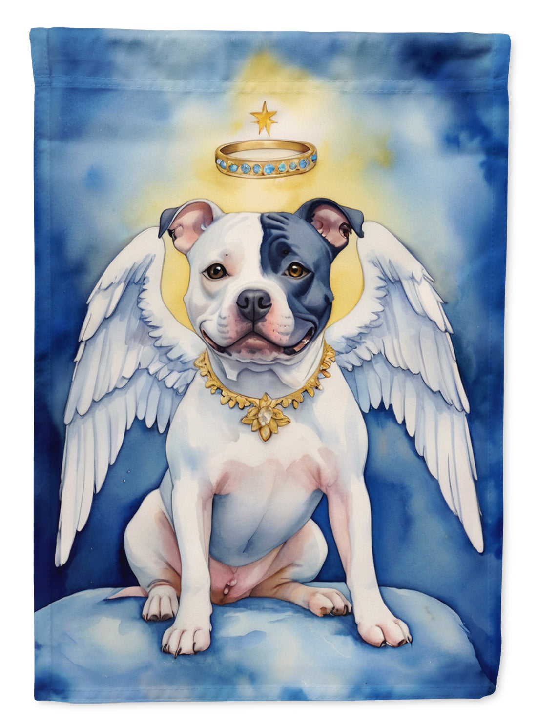 Buy this Staffordshire Bull Terrier My Angel Garden Flag