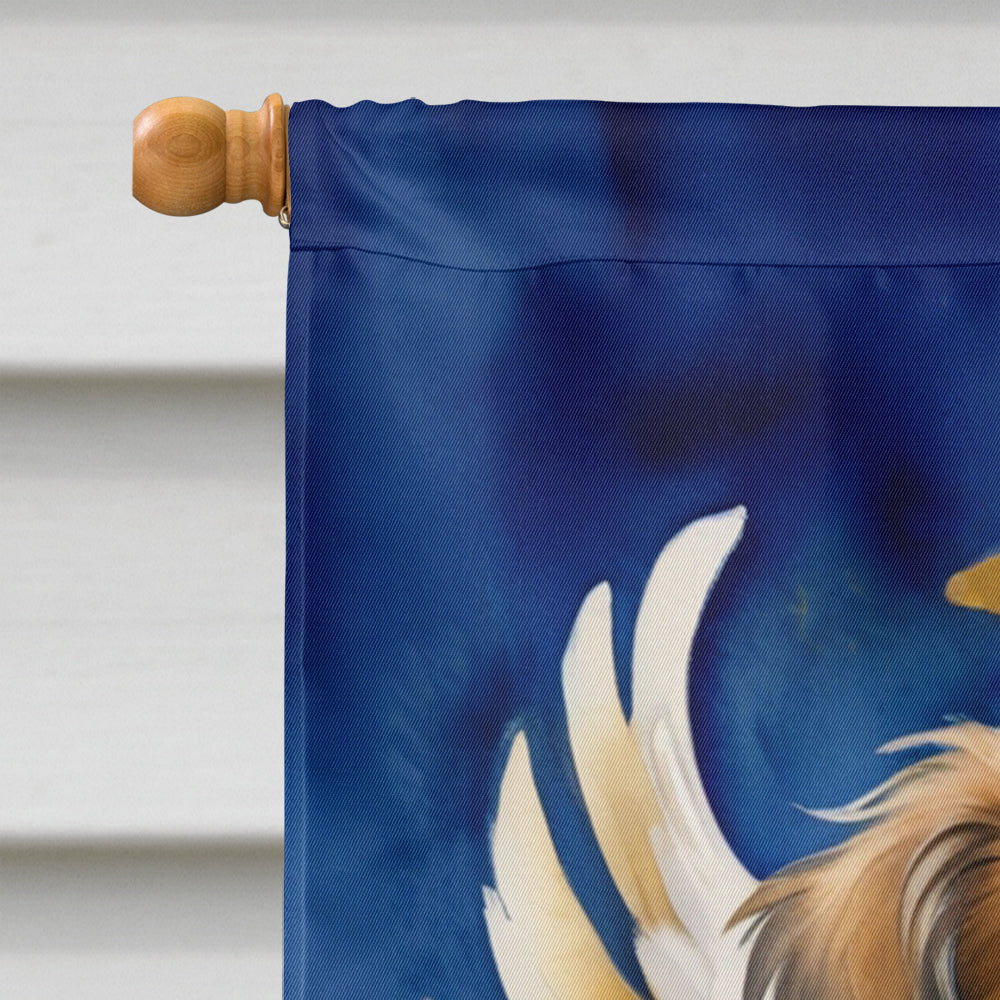 Tibetan Spaniel My Angel House Flag