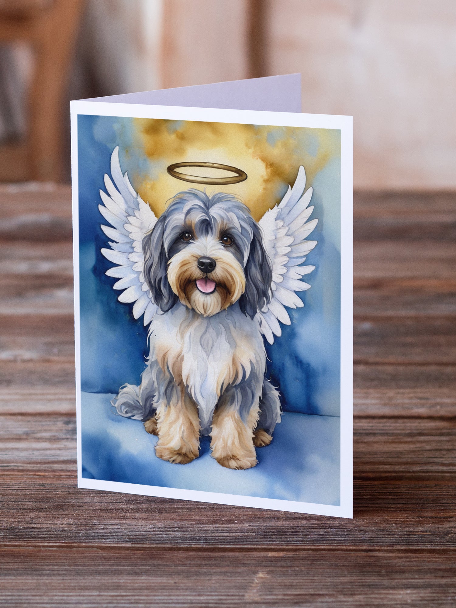 Tibetan Terrier My Angel Greeting Cards Pack of 8