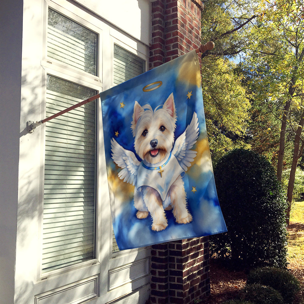 Westie My Angel House Flag