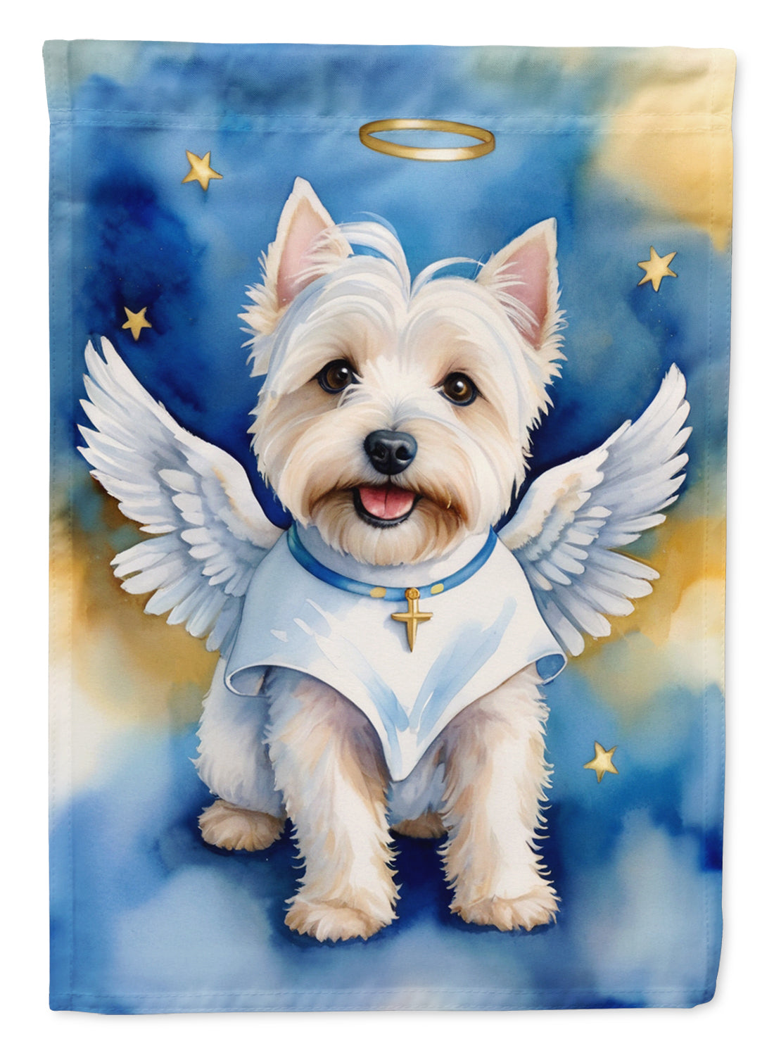 Buy this Westie My Angel House Flag