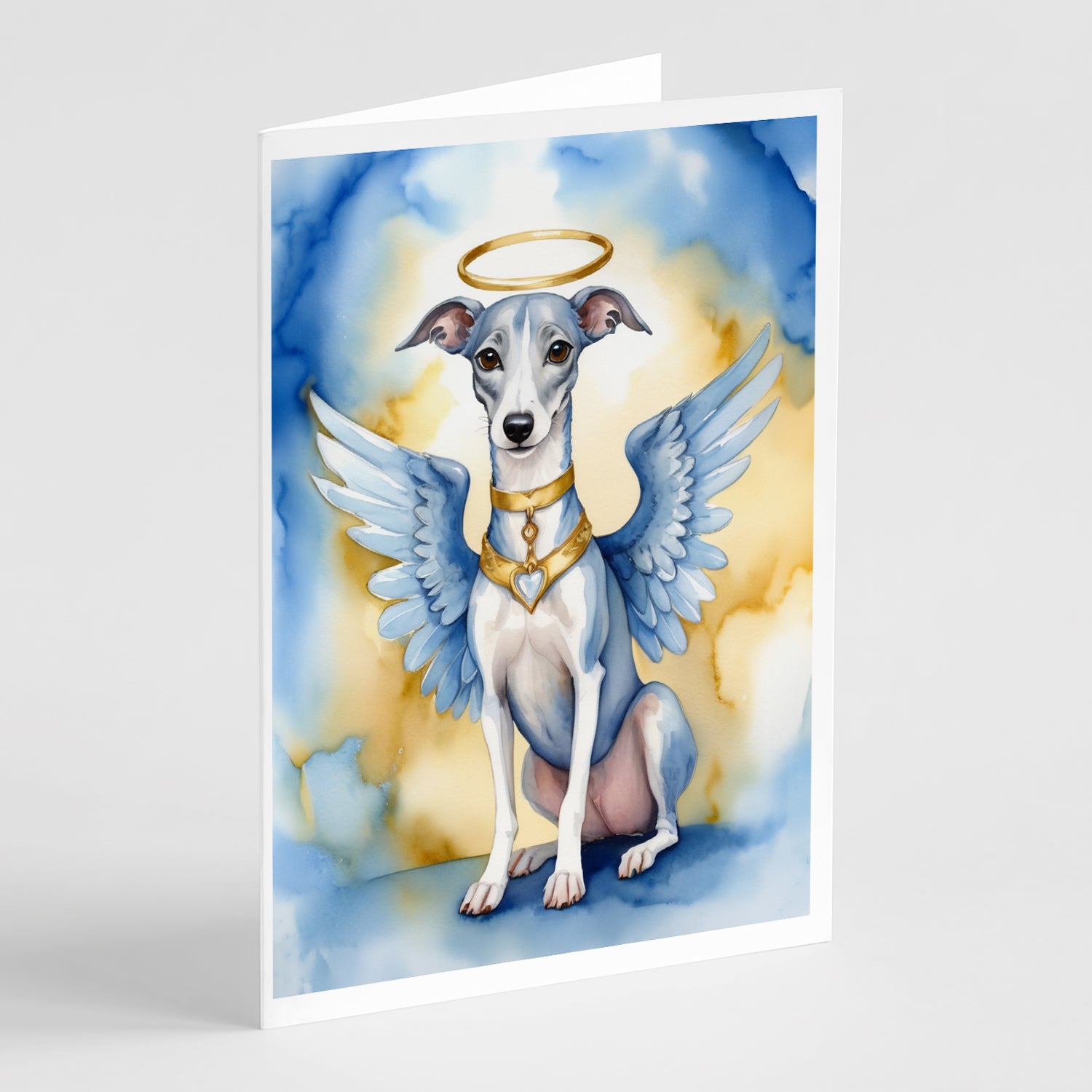 Buy this Whippet My Angel Greeting Cards Pack of 8