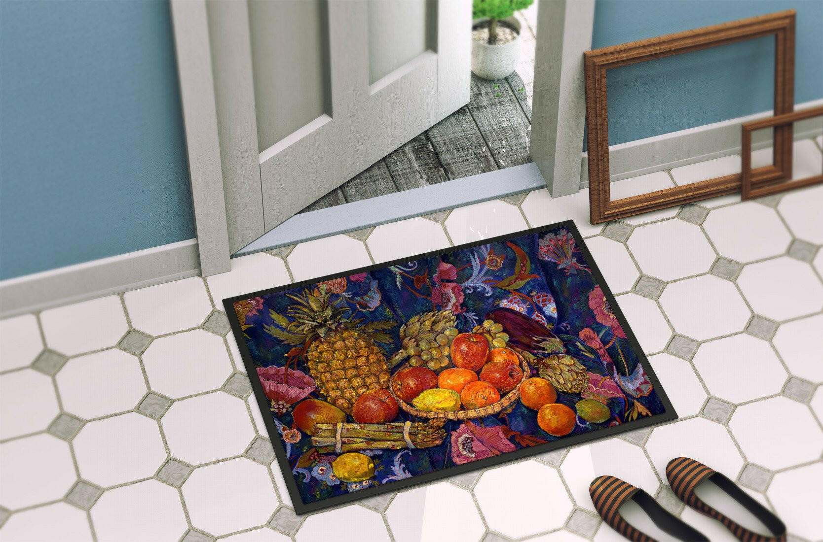 Fruit & Vegetables by Neil Drury Indoor or Outdoor Mat 24x36 DND0018JMAT - the-store.com