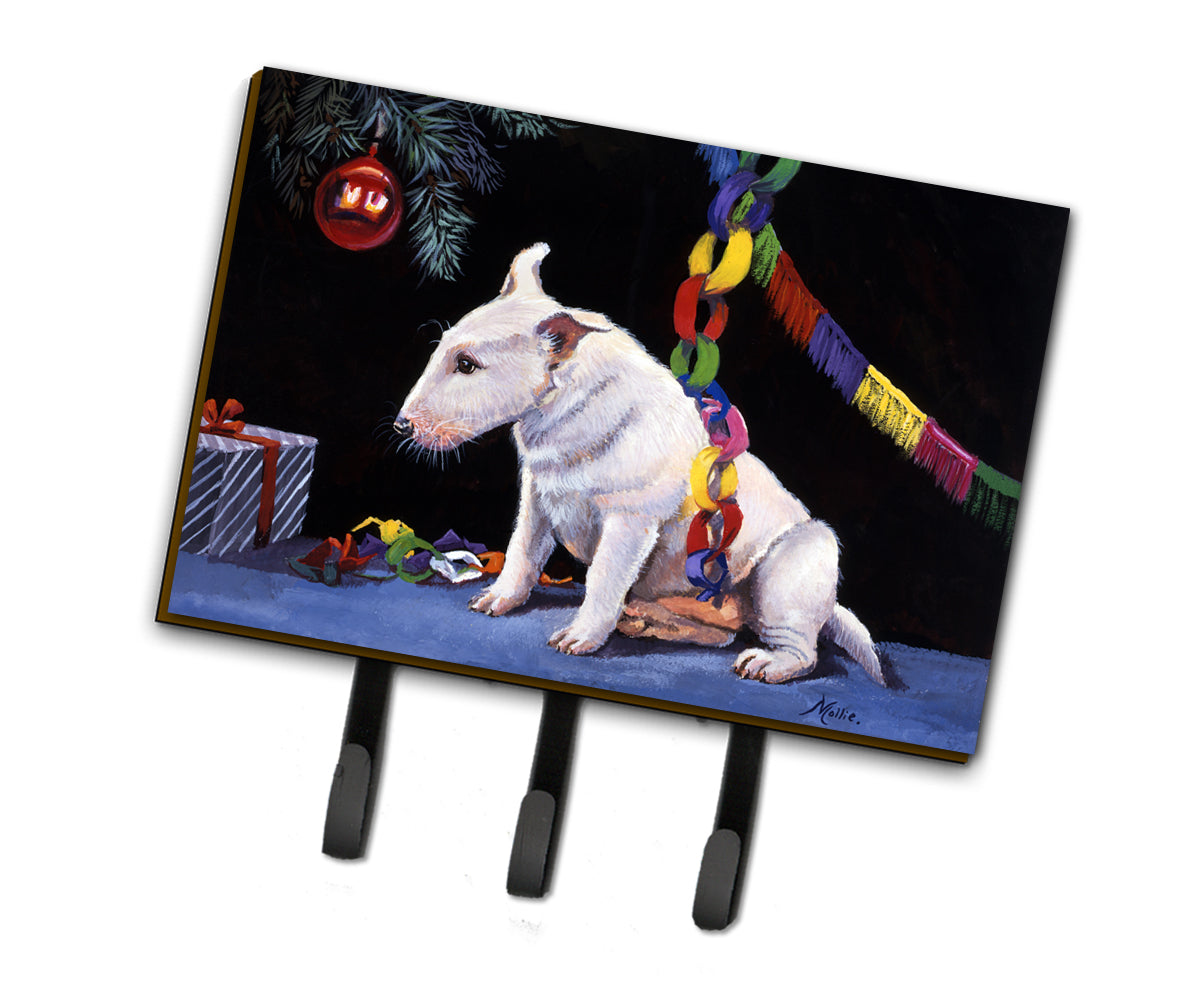 Bull Terrier under the Christmas Tree Leash or Key Holder FMF0012TH68  the-store.com.