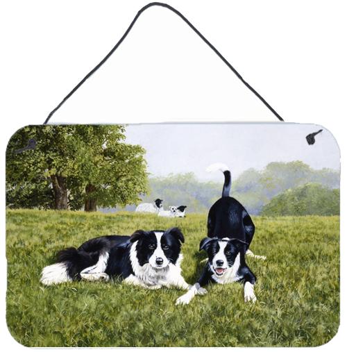 Let&#39;s Play Border Collie Wall or Door Hanging Prints by Caroline&#39;s Treasures