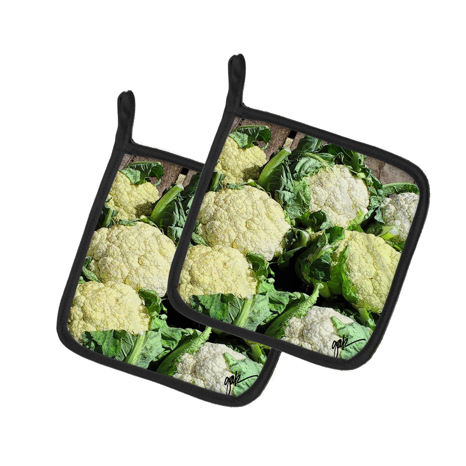 Buy this Cauliflower by Gary Kwiatek Pair of Pot Holders