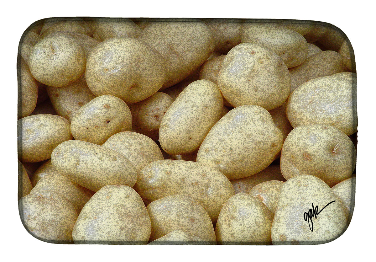 Potatoes by Gary Kwiatek Dish Drying Mat  the-store.com.