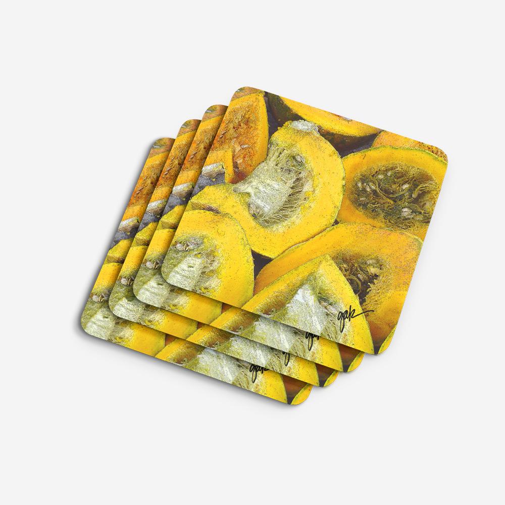 Squash by Gary Kwiatek Foam Coaster Set of 4 - the-store.com