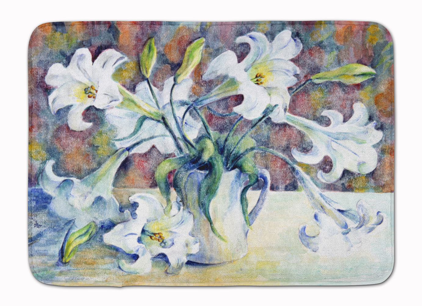 Easter Lillies Machine Washable Memory Foam Mat GFGO0014RUG - the-store.com