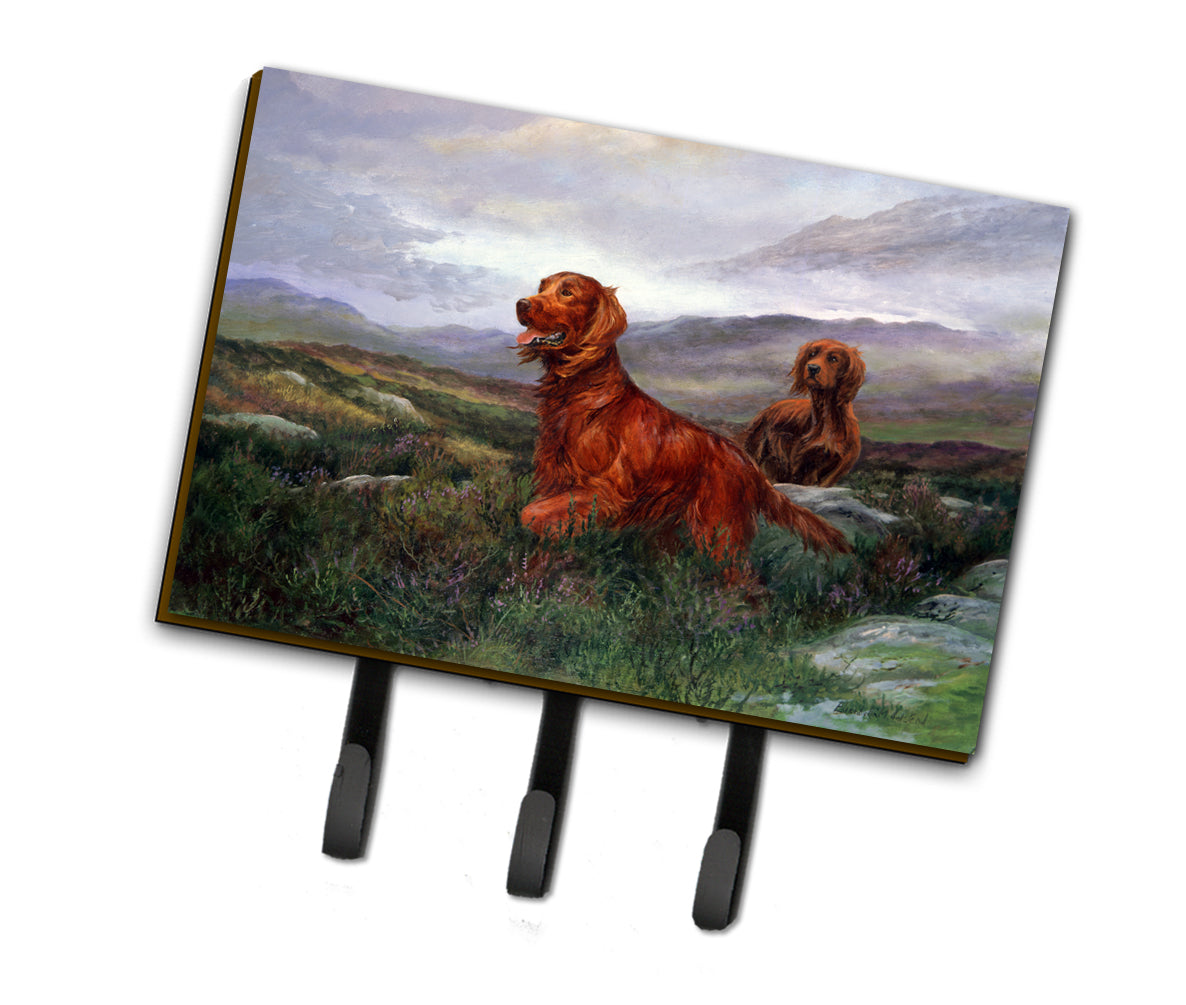 Irish Setters by Elizabeth Halstead Leash or Key Holder HEH0081TH68  the-store.com.