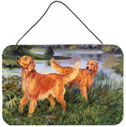 Golden Retrievers Wall or Door Hanging Prints HEH0098DS812 by Caroline&#39;s Treasures