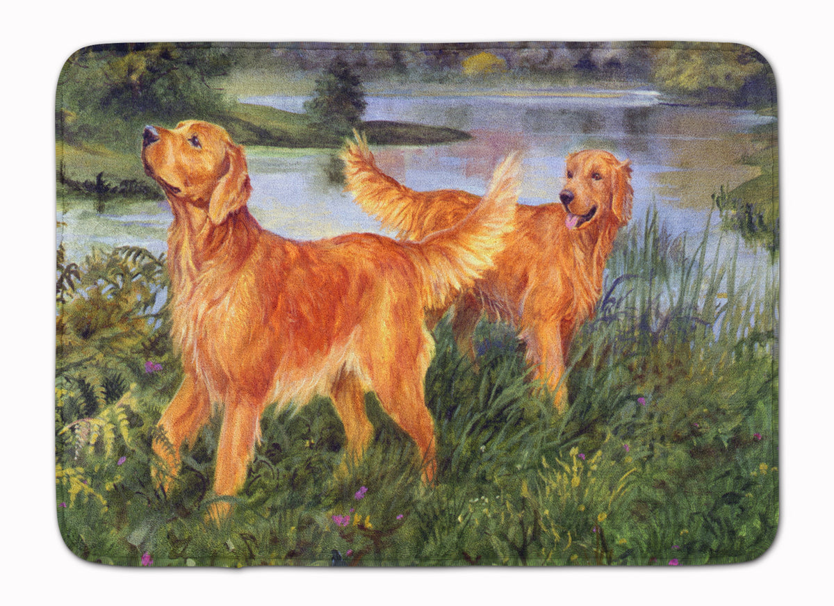 Golden Retrievers Machine Washable Memory Foam Mat HEH0098RUG - the-store.com