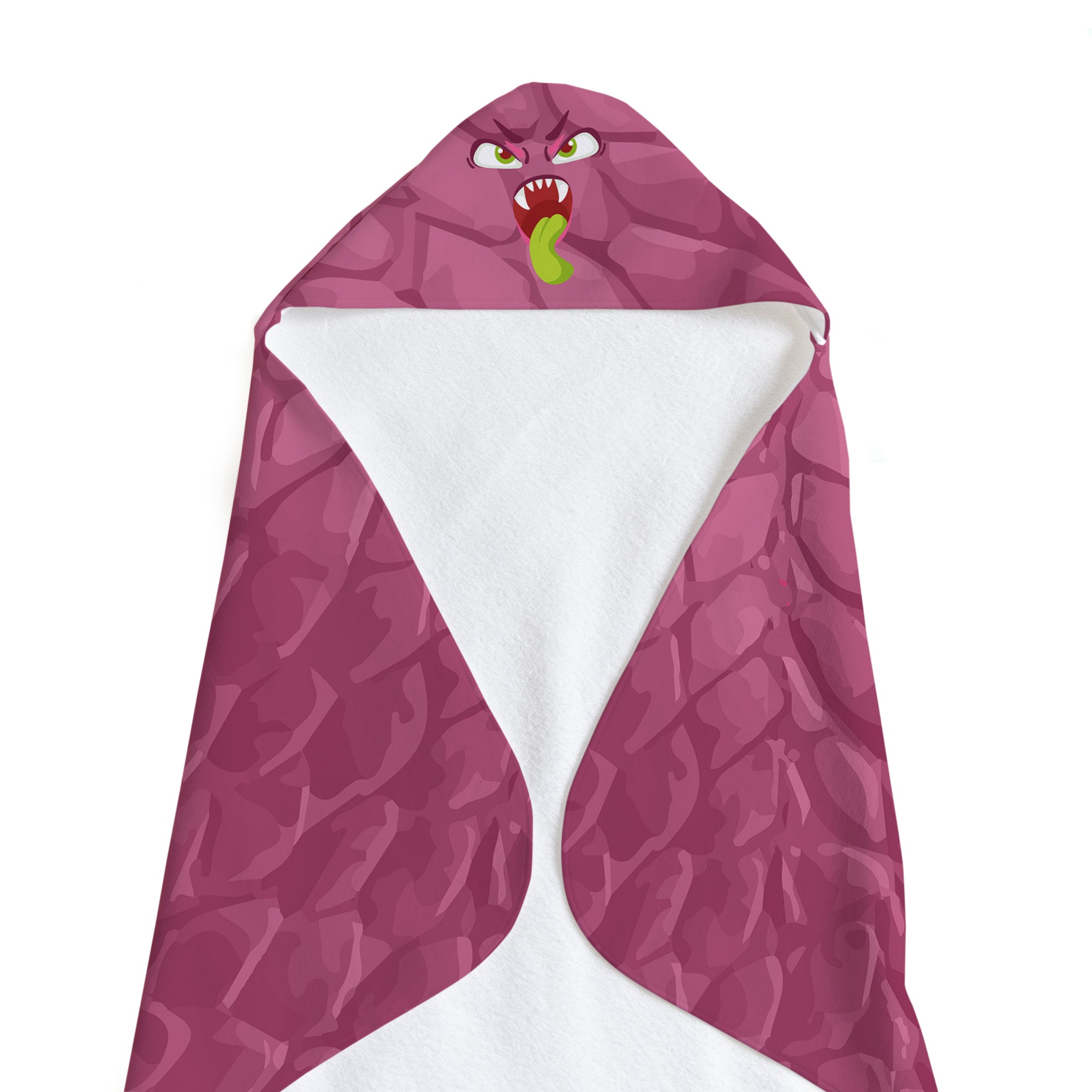 Buy this Magenta Monster Soft and Absorbent Hooded Baby Towel