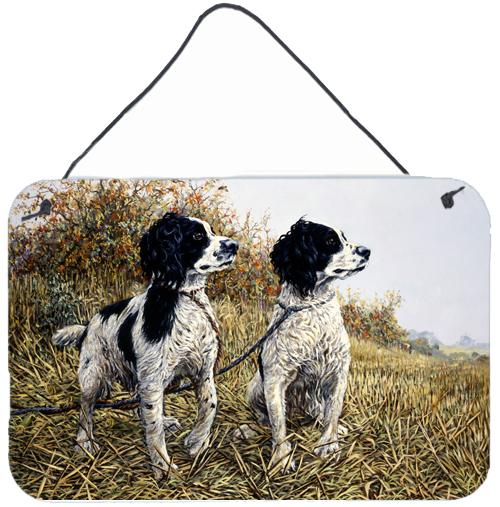 Two Springer Spaniels by Michael Herring Wall or Door Hanging Prints by Caroline's Treasures