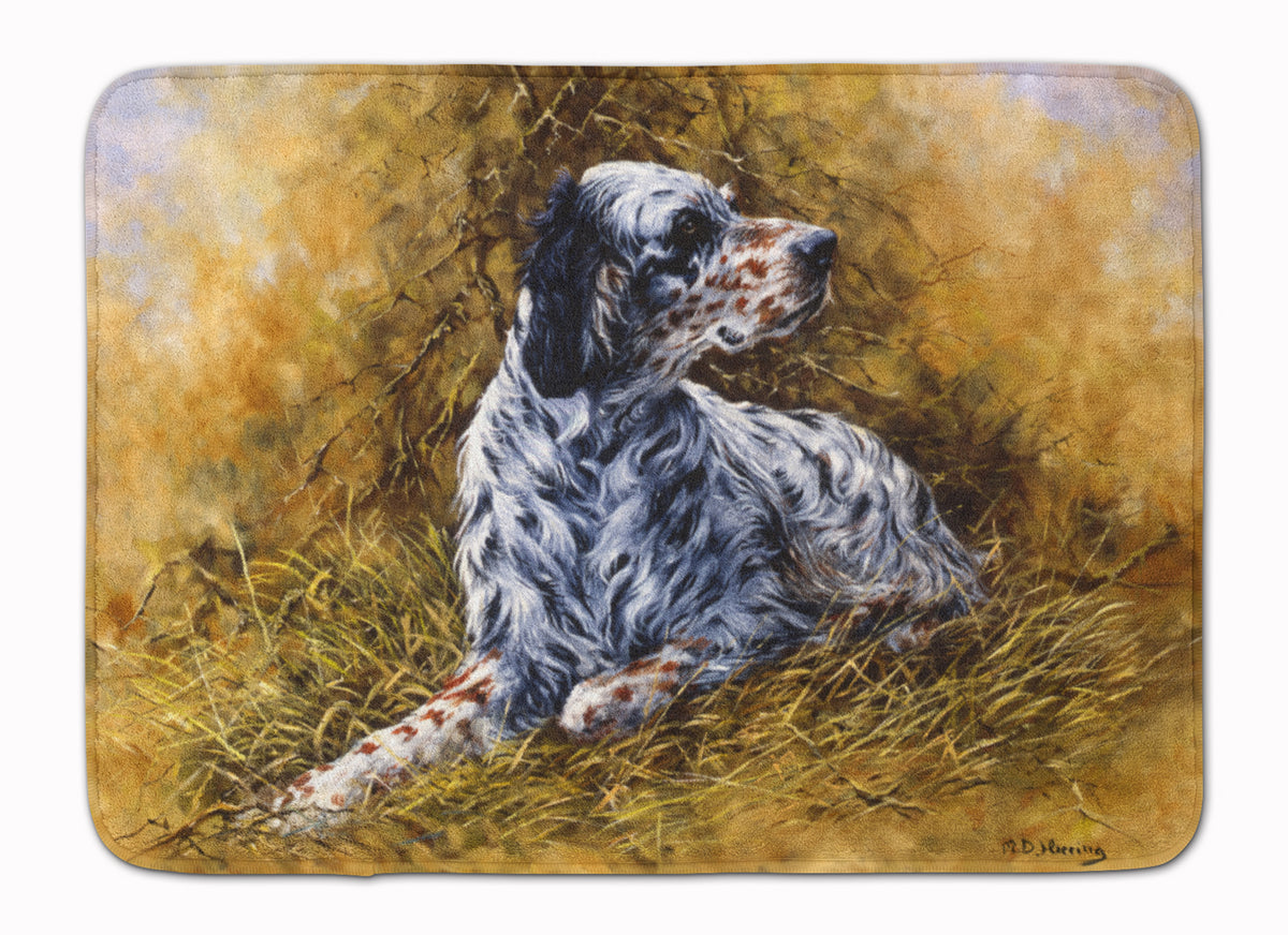 English Setter by Michael Herring Machine Washable Memory Foam Mat HMHE0007RUG - the-store.com