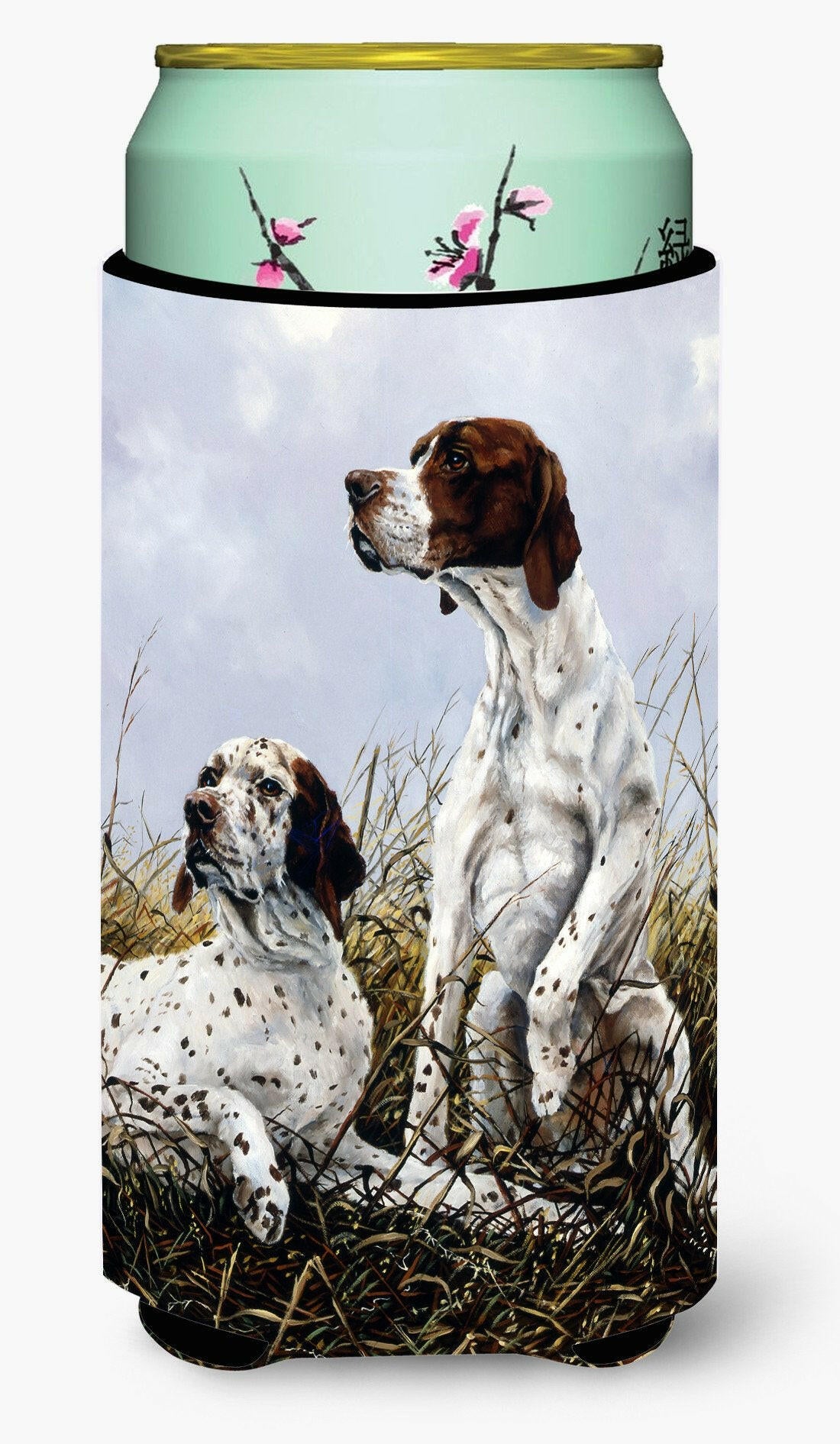 English Pointer by Michael Herring Tall Boy Beverage Insulator Hugger HMHE0011TBC by Caroline's Treasures