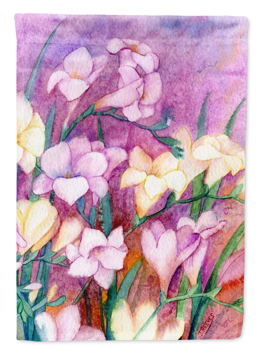 Freesias Flag Canvas House Size IBD0249CHF  the-store.com.