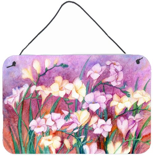 Freesias Wall or Door Hanging Prints IBD0249DS812 by Caroline's Treasures