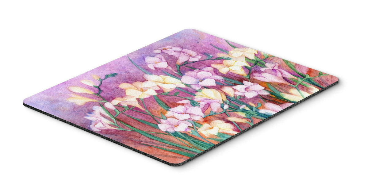 Freesias Mouse Pad, Hot Pad or Trivet IBD0249MP by Caroline&#39;s Treasures