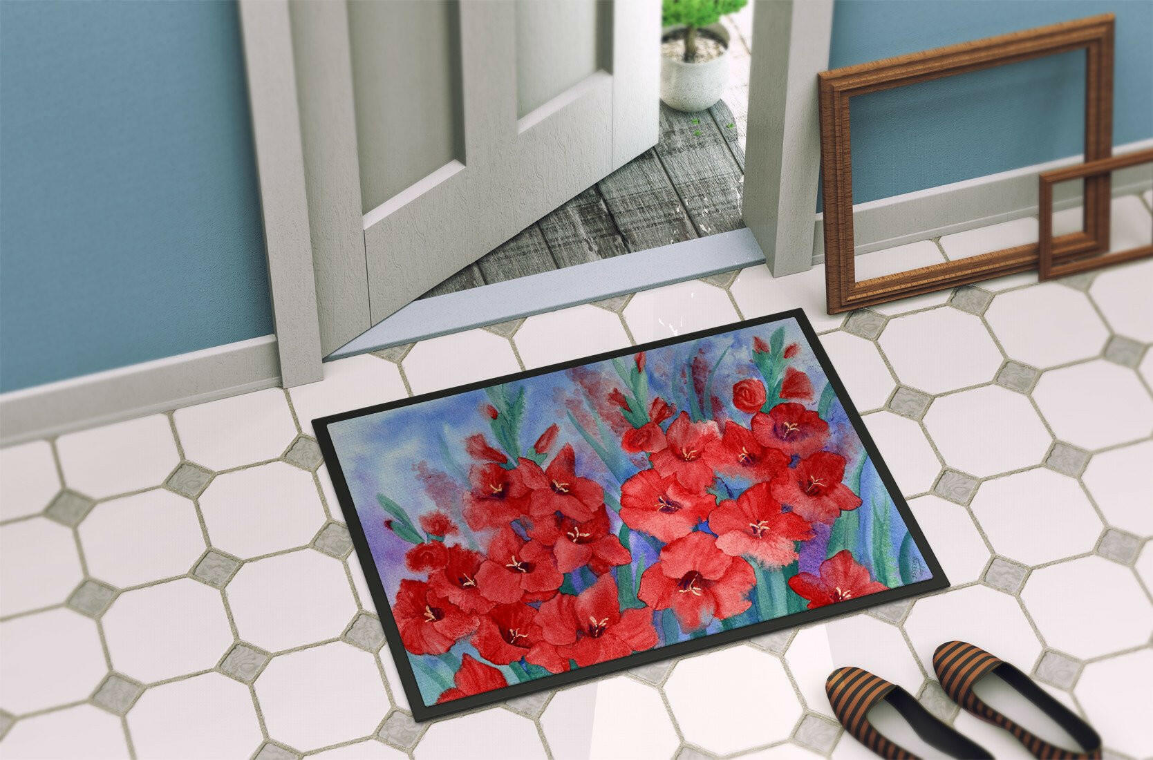 Gladioli Indoor or Outdoor Mat 24x36 IBD0250JMAT - the-store.com