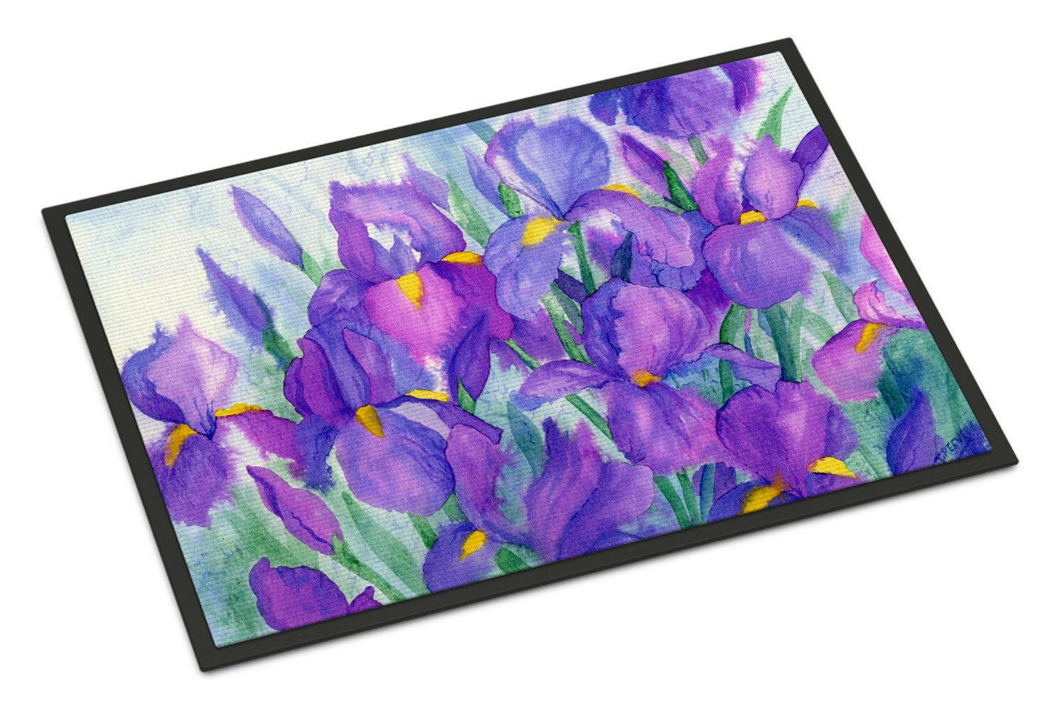 Purple Iris Indoor or Outdoor Mat 24x36 IBD0256JMAT - the-store.com