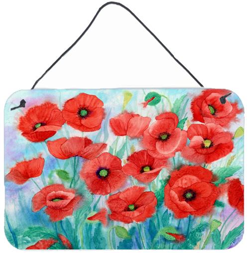 Poppies Wall or Door Hanging Prints IBD0258DS812 by Caroline's Treasures