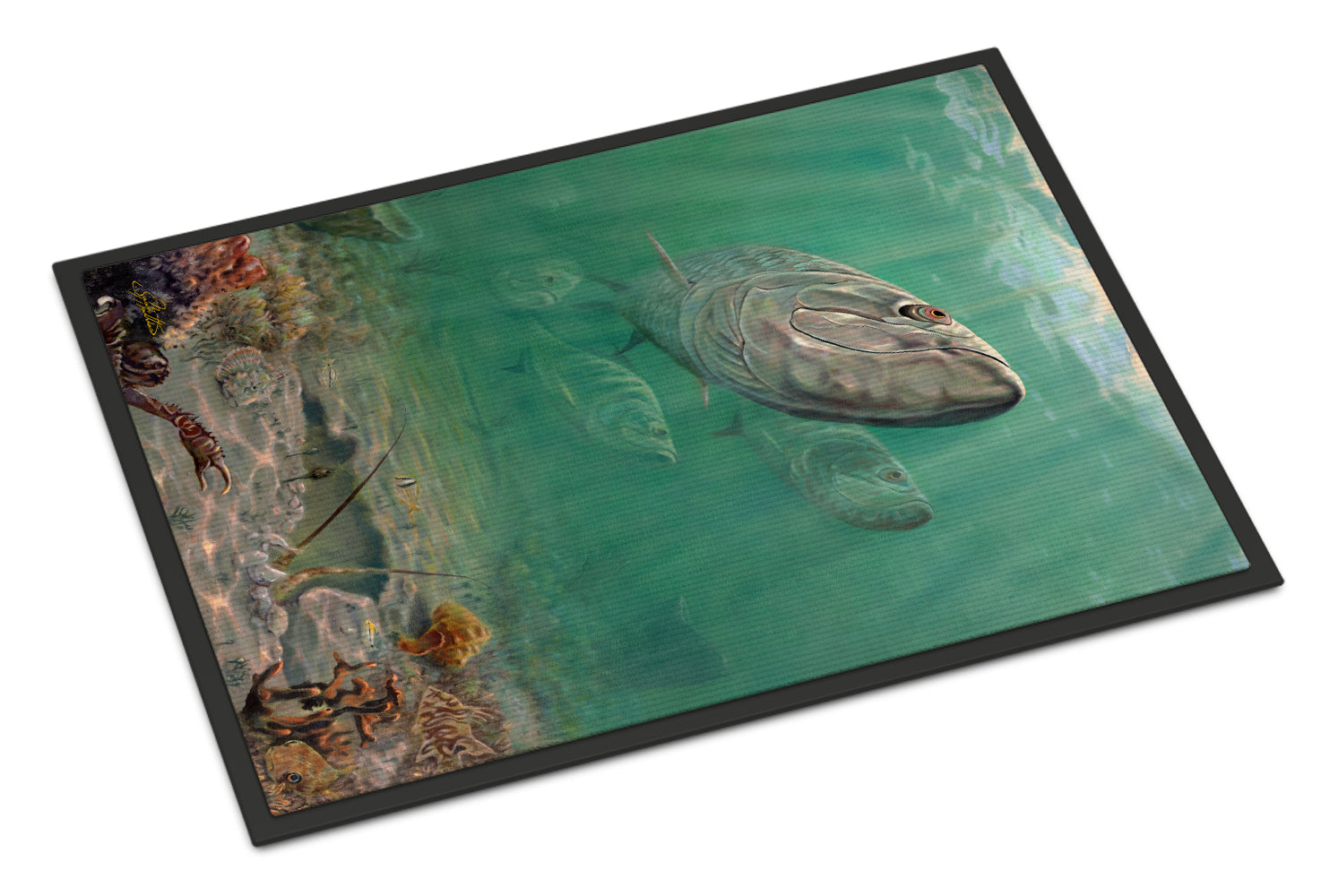 Silver Patrol Tarpon Indoor or Outdoor Mat 18x27 JMA2009MAT - the-store.com