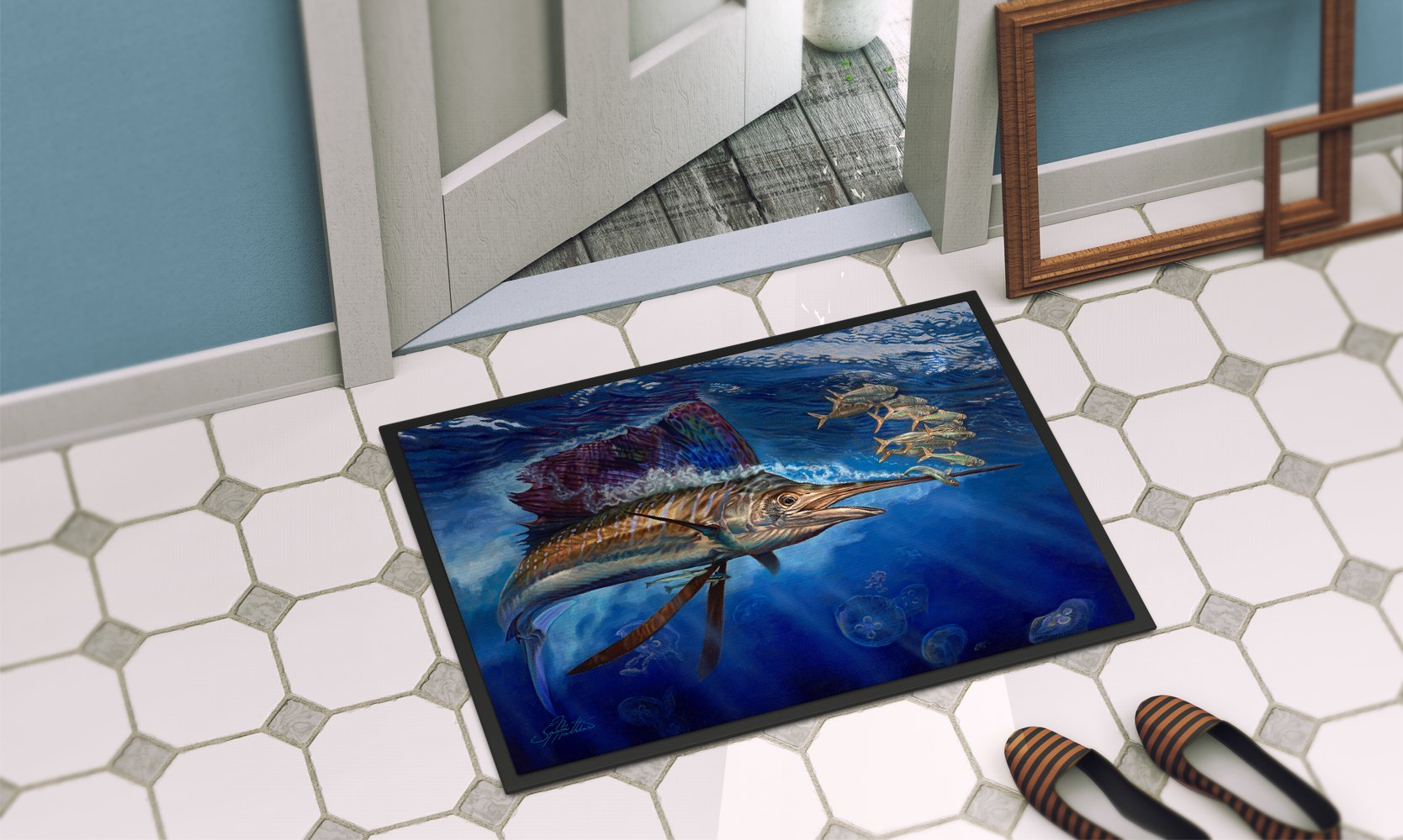 Majesty Sailfish Indoor or Outdoor Mat 24x36 JMA2010JMAT by Caroline's Treasures