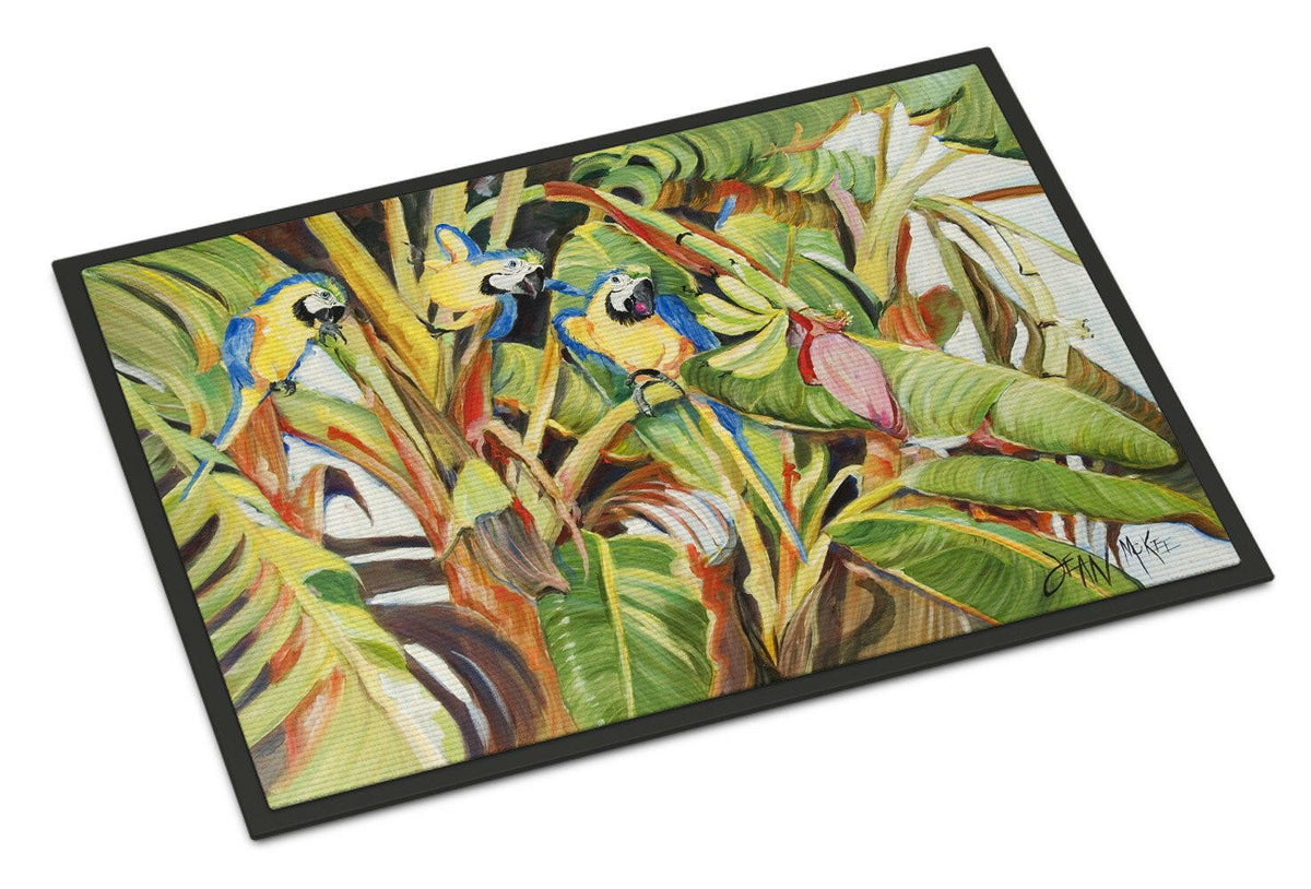 Three Blue Parrots Indoor or Outdoor Mat 24x36 JMK1010JMAT - the-store.com