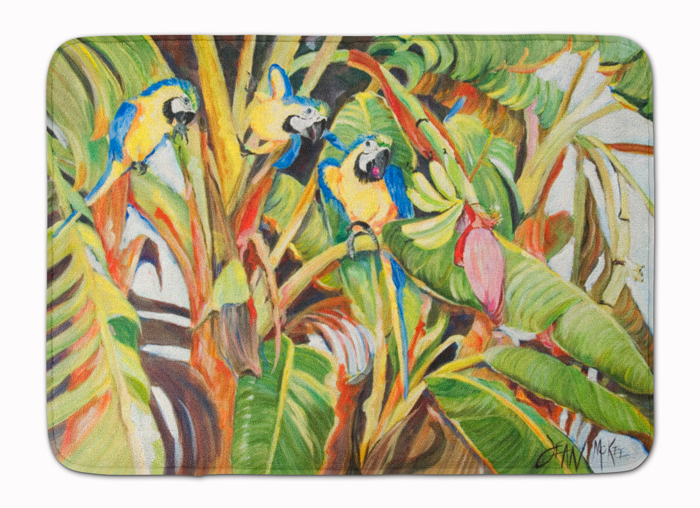 Three Blue Parrots Machine Washable Memory Foam Mat JMK1010RUG - the-store.com