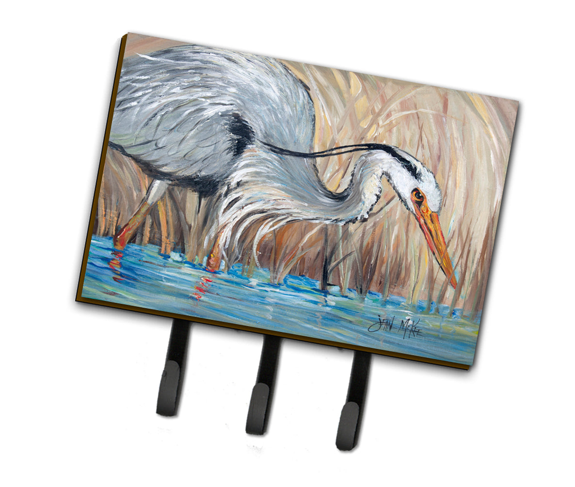 Blue Heron in the reeds Leash or Key Holder JMK1013TH68  the-store.com.