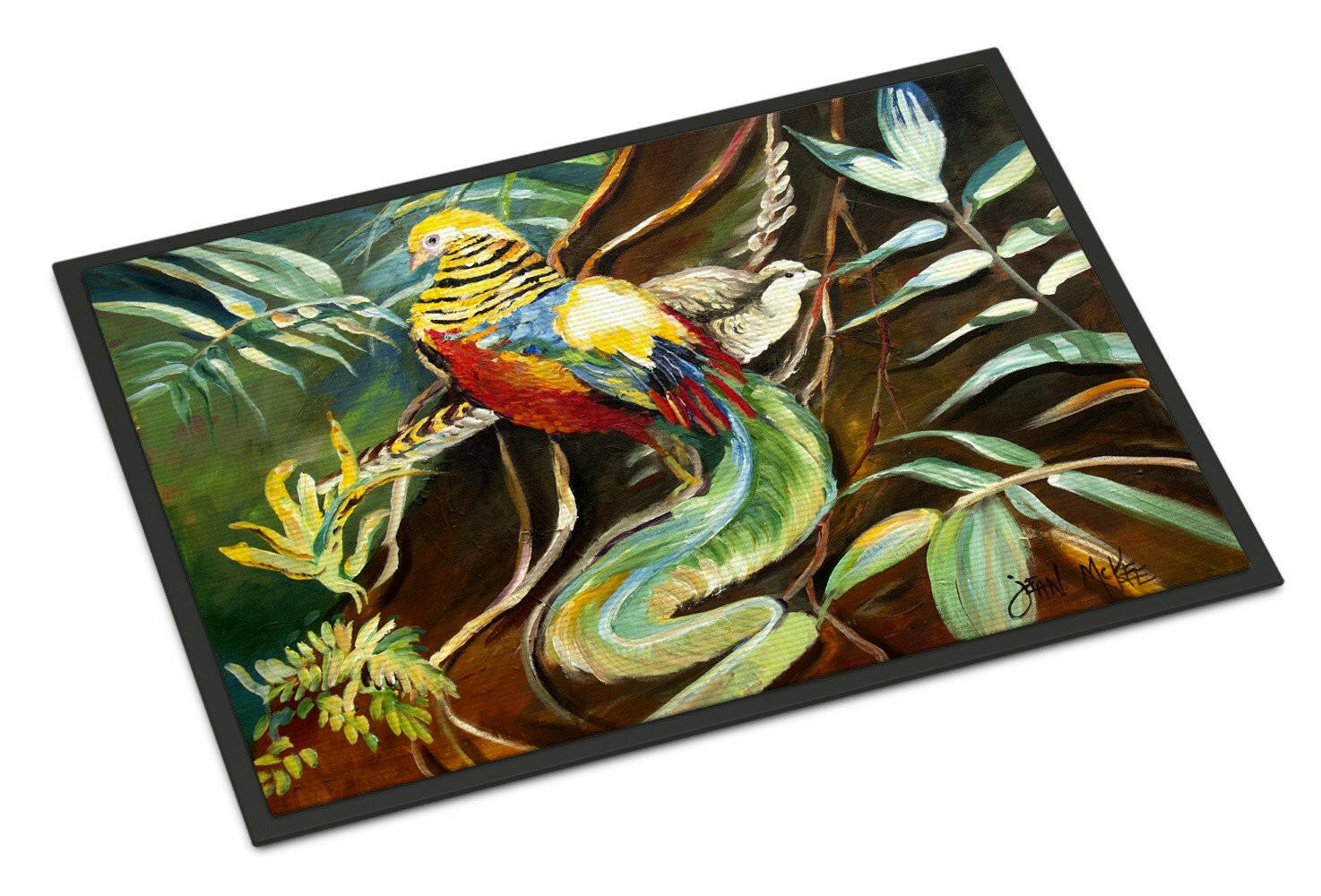 Mandarin Pheasant Indoor or Outdoor Mat 18x27 JMK1014MAT - the-store.com