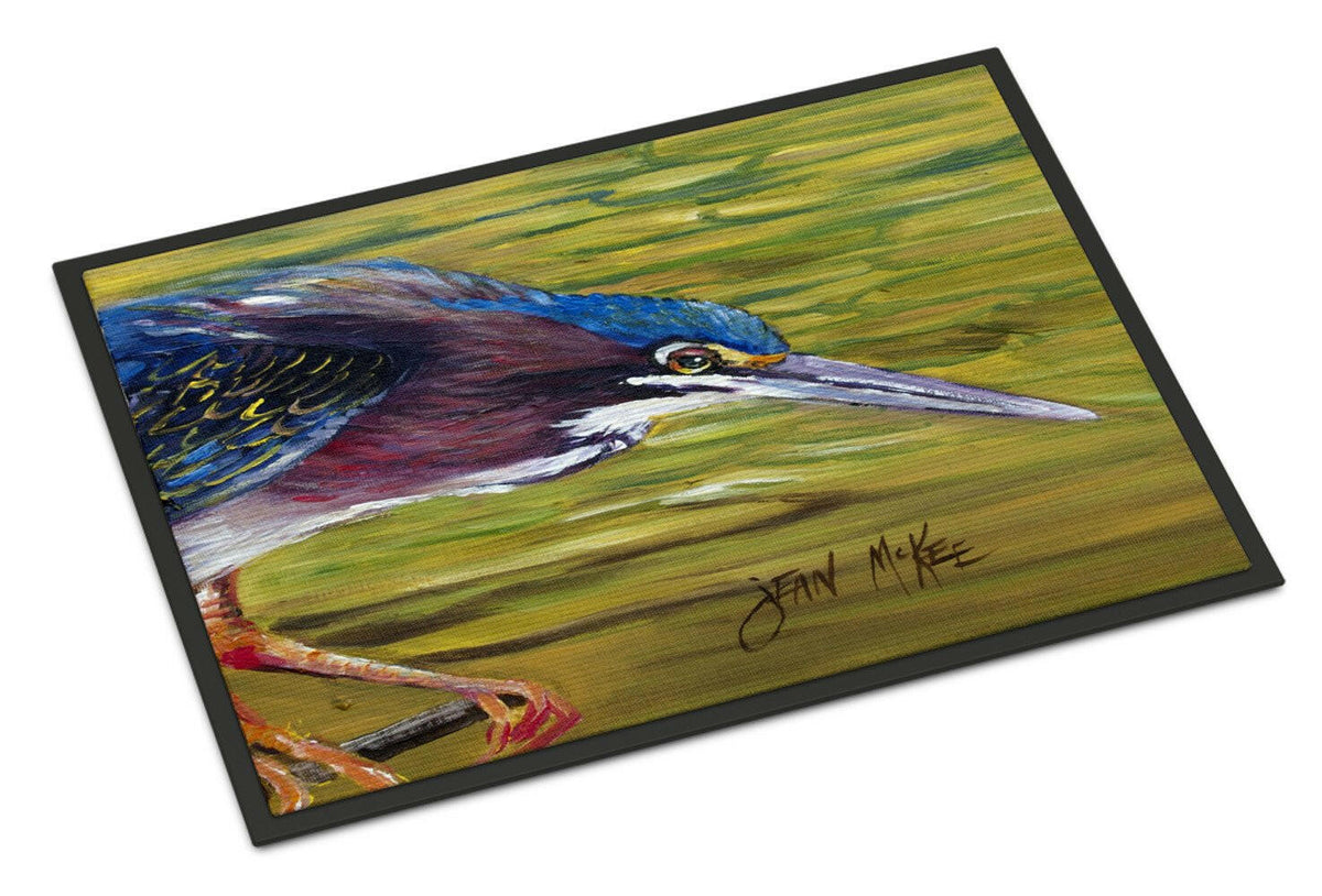 Green Heron Indoor or Outdoor Mat 18x27 JMK1016MAT - the-store.com