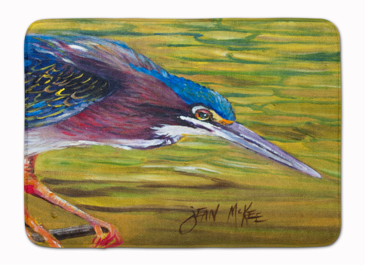 Green Heron Machine Washable Memory Foam Mat JMK1016RUG - the-store.com