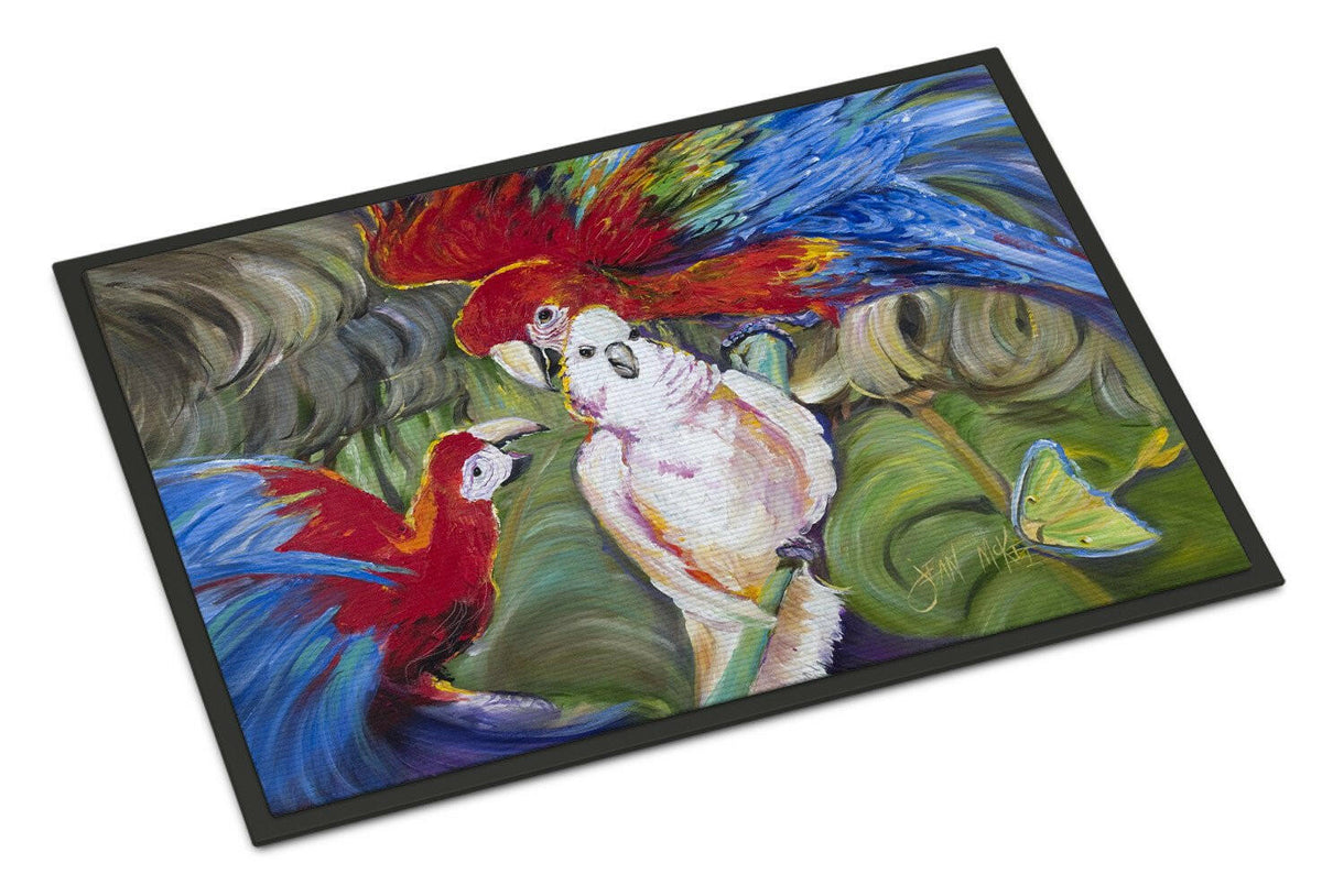 Menage-a-trois Parrots Indoor or Outdoor Mat 24x36 JMK1018JMAT - the-store.com