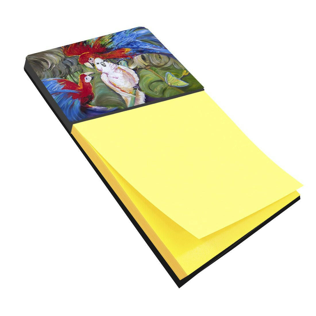 Menage-a-trois Parrots Sticky Note Holder JMK1018SN by Caroline's Treasures