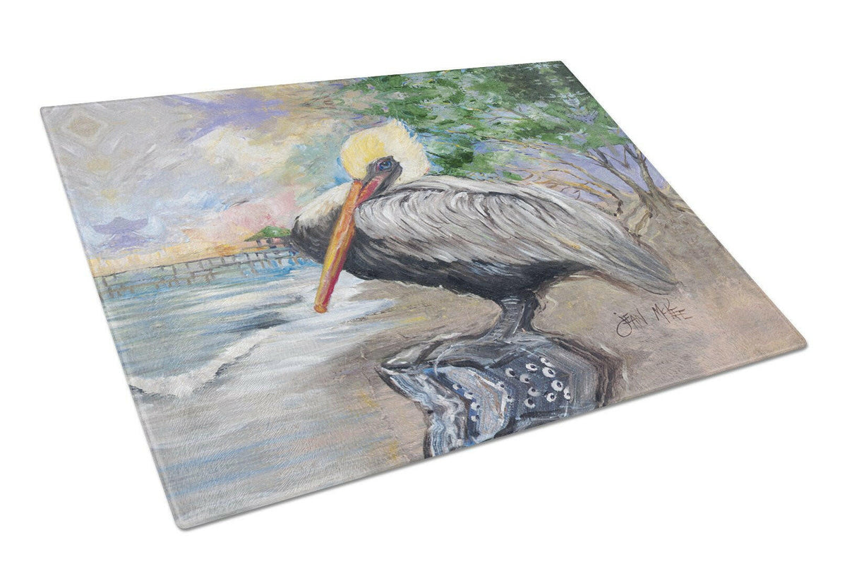 Pelican Bay Glass Cutting Board Large JMK1019LCB by Caroline&#39;s Treasures