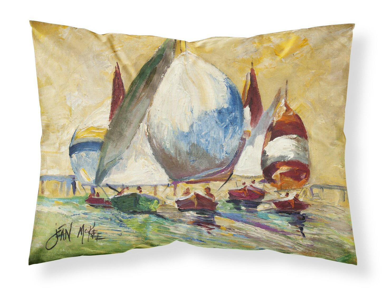 Bimini Sails Sailboat Fabric Standard Pillowcase JMK1033PILLOWCASE by Caroline's Treasures