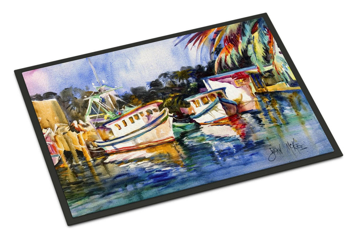 Fly Creek Fish Market Indoor or Outdoor Mat 18x27 JMK1045MAT - the-store.com